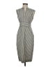 Max Mara Stripes Gray Ivory Casual Dress Size EU (IT) 38 / US 2 - photo 1