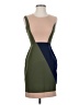 Hunter Bell Color Block Green Cocktail Dress Size 2 - photo 1