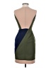 Hunter Bell Color Block Green Cocktail Dress Size 2 - photo 2