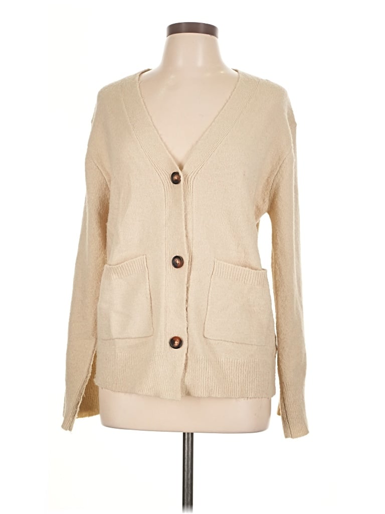 Pre-owned Sanctuary Cardigan Sweater In Tan