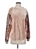 Phil Love Metallic Tan Brown Sweatshirt Size S - photo 1