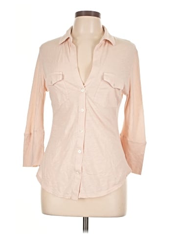James Perse 3/4 Sleeve Button-Down Shirt (view 1)