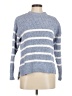 Time and Tru 100% Recycled Polyester Stripes Blue Pullover Sweater Size M - photo 1