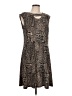 Gabby Skye Animal Print Brown Cocktail Dress Size L - photo 1