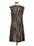 Gabby Skye Animal Print Brown Cocktail Dress Size L - photo 2