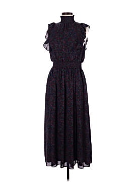 best black dress for wedding guest with sleeves Lace Bodice Chiffon Rufle Gown Black / 12