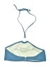 MICHAEL Michael Kors Solid Blue Swimsuit Top Size M - photo 2