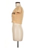 Miami Style Tan Short Sleeve Top Size M - photo 5