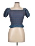 Vince Camuto Blue Short Sleeve Top Size 12 - photo 1