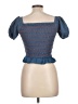 Vince Camuto Blue Short Sleeve Top Size 12 - photo 2
