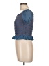 Vince Camuto Blue Short Sleeve Top Size 12 - photo 5