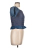 Vince Camuto Blue Short Sleeve Top Size 12 - photo 4