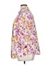 Unbranded Floral Pink 3/4 Sleeve Button-Down Shirt Size XL (estimated) - photo 5