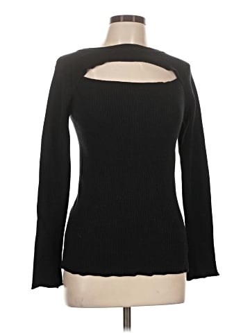 Hem & Thread Pullover Sweater (view 1)