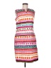 Talbots Print Pink Casual Dress Size 8 - photo 1