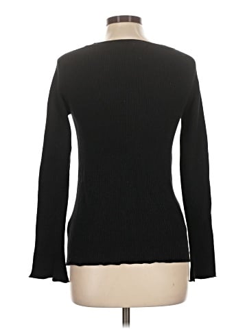 Hem & Thread Pullover Sweater (view 2)