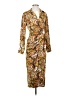 Drew 100% Polyester Paisley Brown Casual Dress Size XS - photo 1