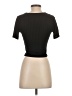 Zara Black Short Sleeve Top Size S - photo 2
