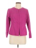 Chico's Solid Pink Long Sleeve Blouse Size Med Petite (1) - photo 1
