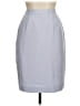 Talbots 100% Silk Solid Gray Silk Skirt Size 6 - photo 1