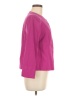 Chico's Solid Pink Long Sleeve Blouse Size Med Petite (1) - photo 4