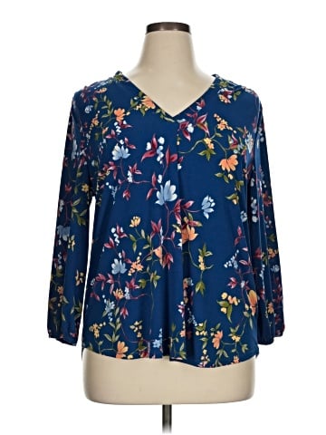 TWO by Vince Camuto 3/4 Sleeve Blouse (view 1)