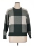 Tahari Checkered-gingham Green Pullover Sweater Size XL - photo 1