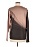 Made With Love Brown Long Sleeve Blouse Size M - photo 2