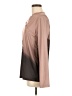 Made With Love Brown Long Sleeve Blouse Size M - photo 5