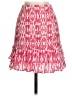 Aqua 100% Polyester Print Pink Casual Skirt Size XS - photo 1