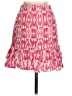 Aqua 100% Polyester Print Pink Casual Skirt Size XS - photo 2