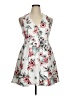 Lulus Floral White Cocktail Dress Size XL - photo 1