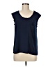 Rebecca Taylor 100% Polyester Blue Sleeveless Blouse Size 6 - photo 1
