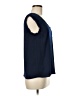 Rebecca Taylor 100% Polyester Blue Sleeveless Blouse Size 6 - photo 4