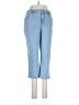 Kim Rogers Stripes Blue Jeans Size 6 (petite) - photo 1