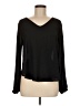 Lush Black Long Sleeve Blouse Size M - photo 1