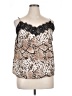 Outrageous Fortune Silver Sleeveless Blouse Size 16 - photo 1
