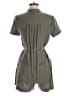 Ann Taylor LOFT 100% Lyocell Solid Green Romper Size 6 - photo 2
