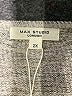 Max Studio Gray 3/4 Sleeve Top Size 2X - photo 7