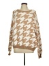 Altar'd State Houndstooth Tan Pullover Sweater Size L - photo 1