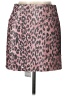 FP One 100% Polyester Animal Print Pink Casual Skirt Size L - photo 1