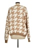 Altar'd State Houndstooth Tan Pullover Sweater Size L - photo 2