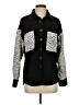 Unbranded Animal Print Black Long Sleeve Blouse Size S - photo 1