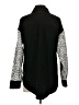 Unbranded Animal Print Black Long Sleeve Blouse Size S - photo 2