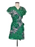 Zara Basic Paisley Green Cocktail Dress Size M - photo 1