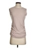 Unbranded 100% Polyester Tan Sleeveless T-Shirt Size S - photo 1