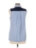 J.Crew Blue Sleeveless Blouse Size 8 - photo 2