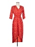 Unbranded 100% Polyester Red Casual Dress Size S - photo 1