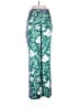 MNG 100% Polyester Print Green Casual Pants Size M - photo 1