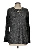 Chenault Gray Long Sleeve Polo Size L - photo 1